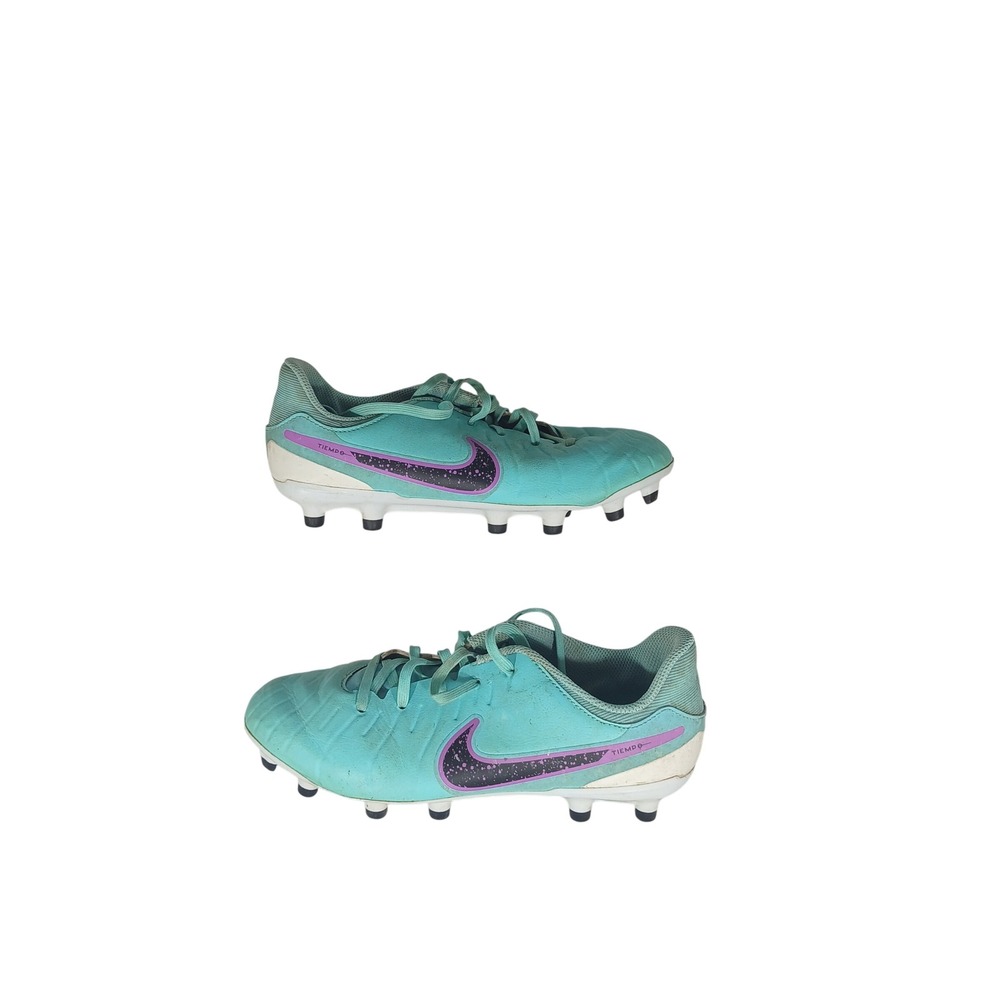 Nike Tiempo Legend 10 Academy 4Y Teal Purple Soccer Cleats DV4348-400
